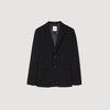 Virgin Wool Suit Jacket Black