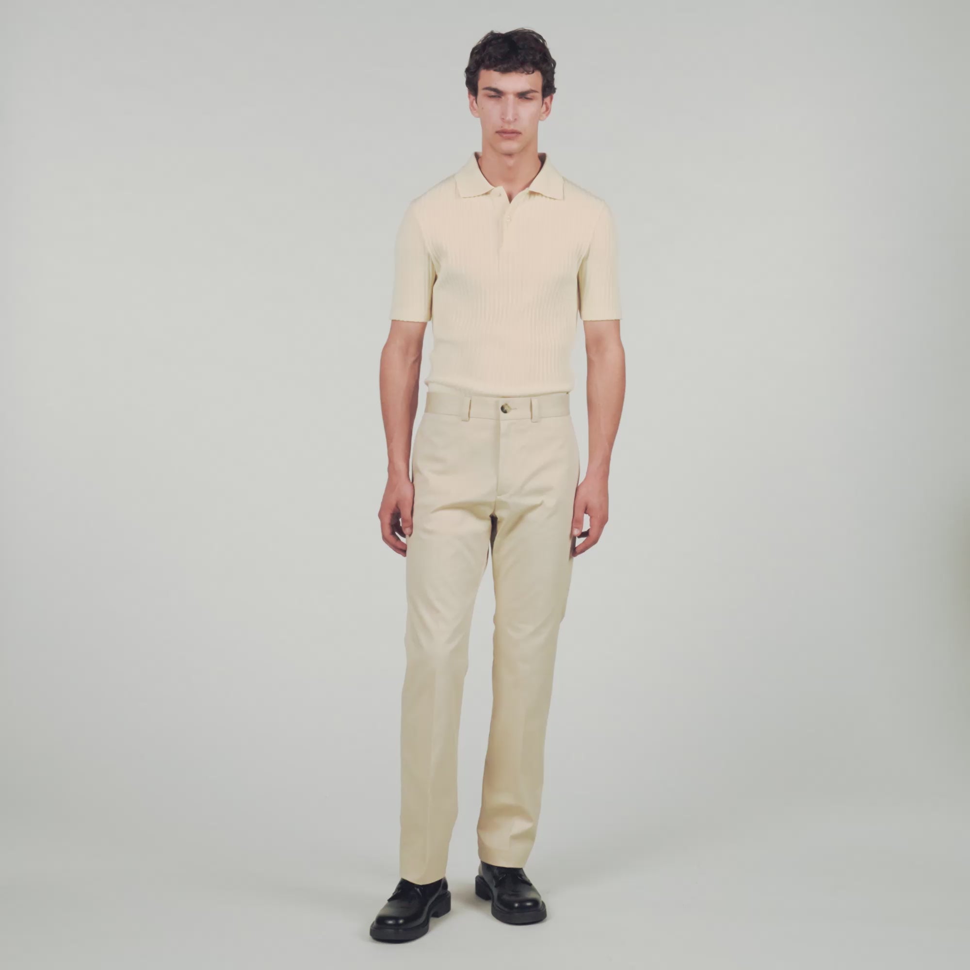 Straight-Leg Chinos Ficelle