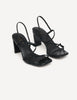 Sandals With Narrow Straps Black