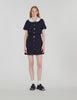 Short Tweed Dress Black